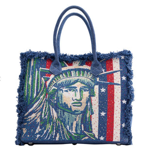 Lady Liberty Beaded Bag - Double D Ranch - BAG-1409