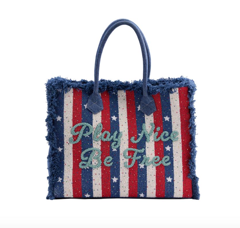 Lady Liberty Beaded Bag - Double D Ranch - BAG-1409