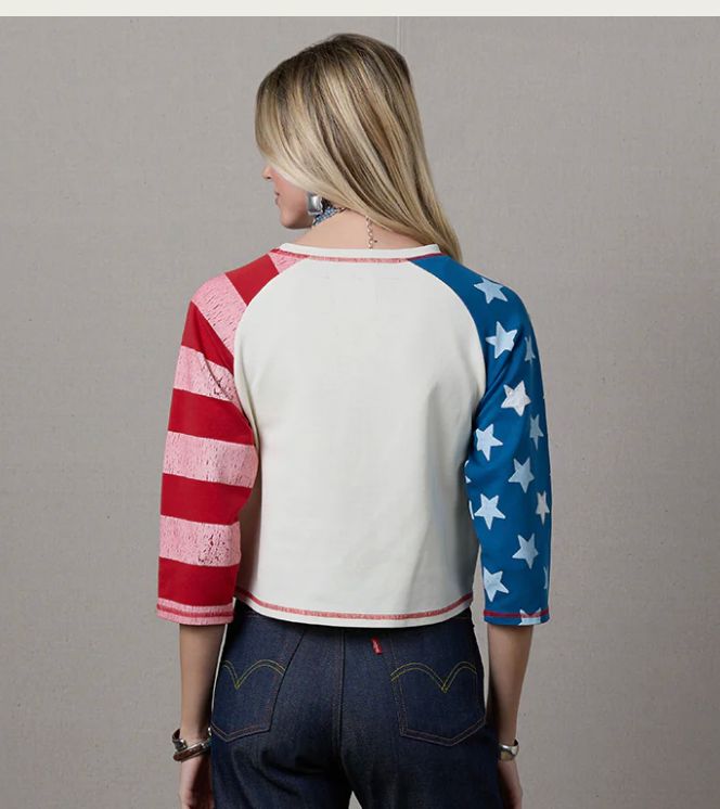 Lady Liberty Top - Double D Ranch - T4215
