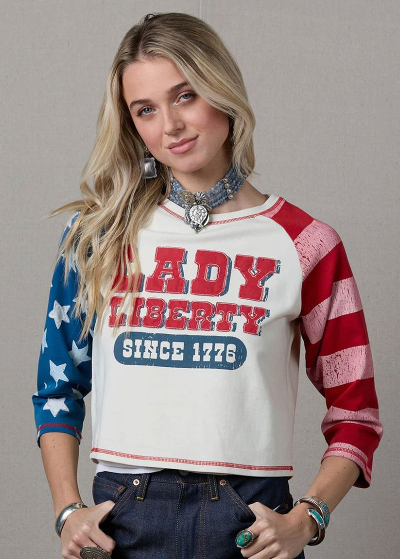 Lady Liberty Top - Double D Ranch - T4215