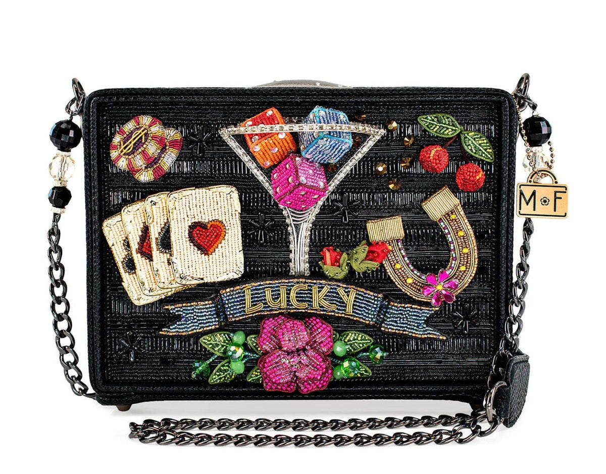 Lady Luck Crossbody Beaded Handbag - MF24137