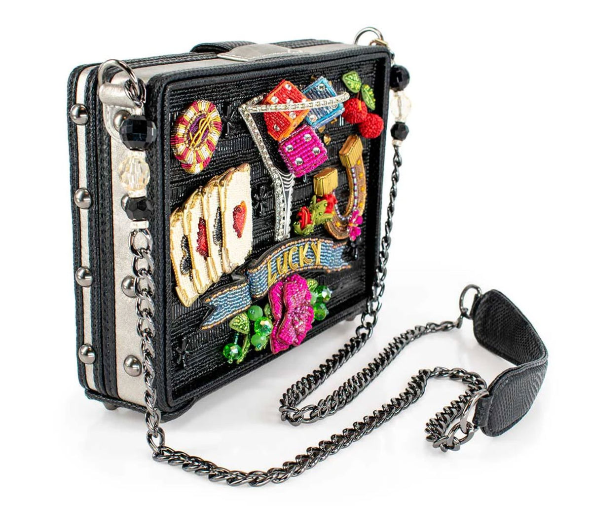 Lady Luck Crossbody Beaded Handbag - MF24137