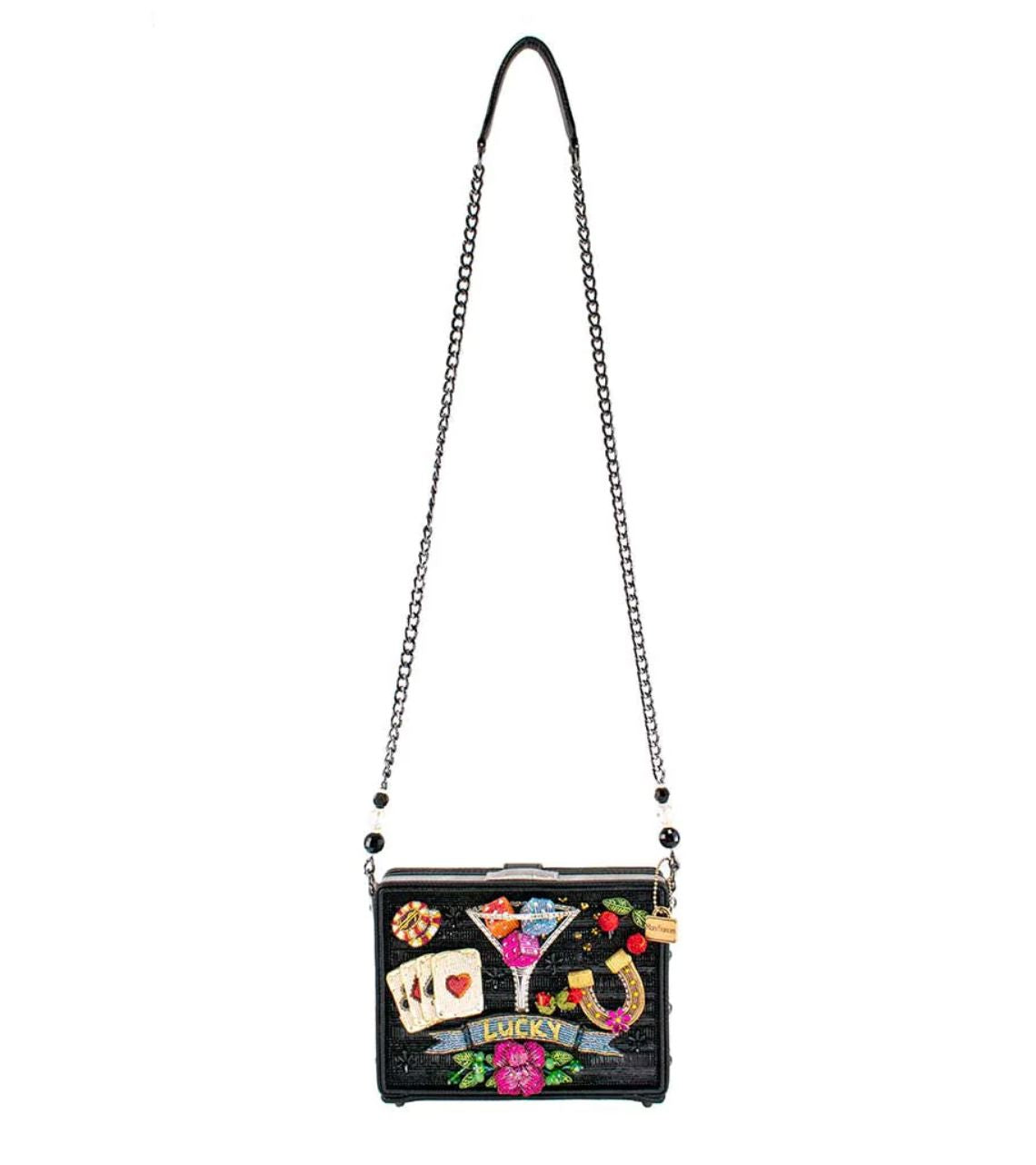 Lady Luck Crossbody Beaded Handbag - MF24137