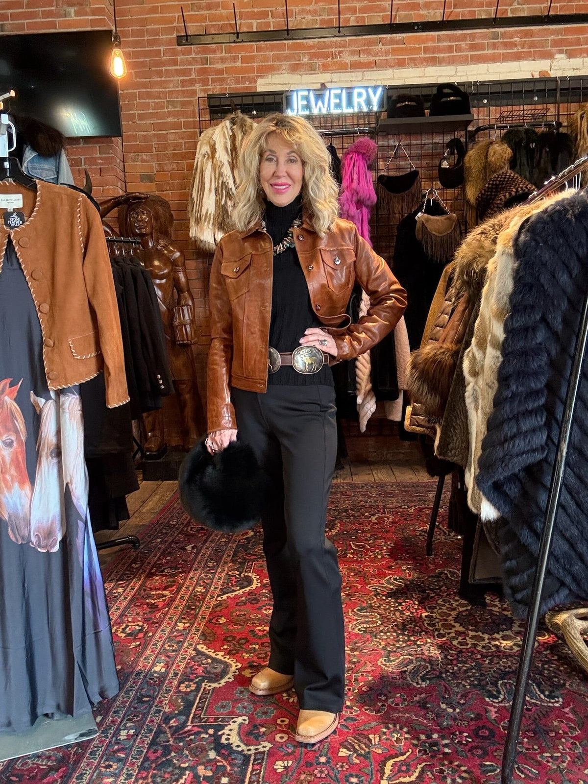 Lamb Jacket - Cognac - Scully - L1031C