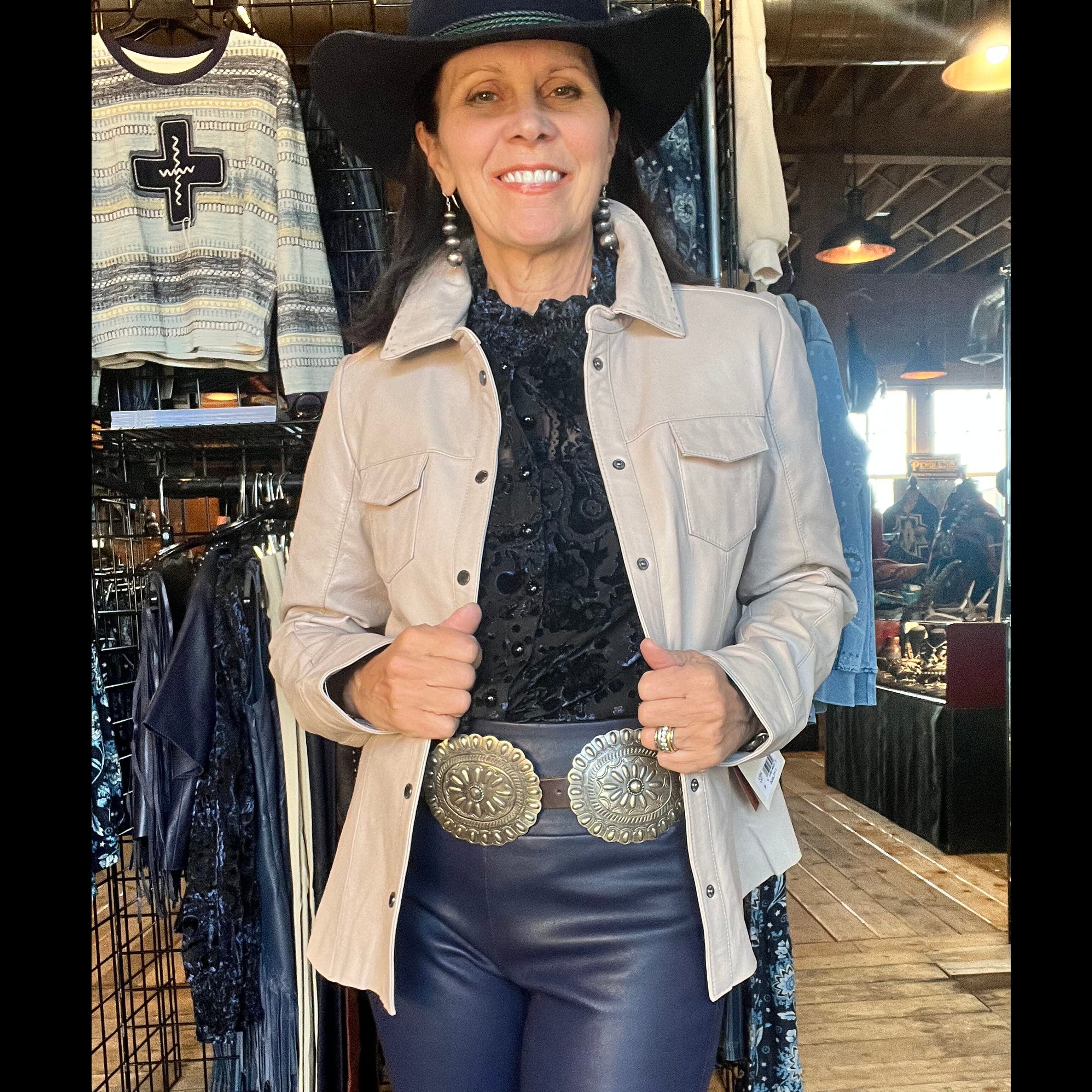 Lamb Shirt/Jacket - Vanilla - Scully - L1024V – STONE FEATHER ROAD