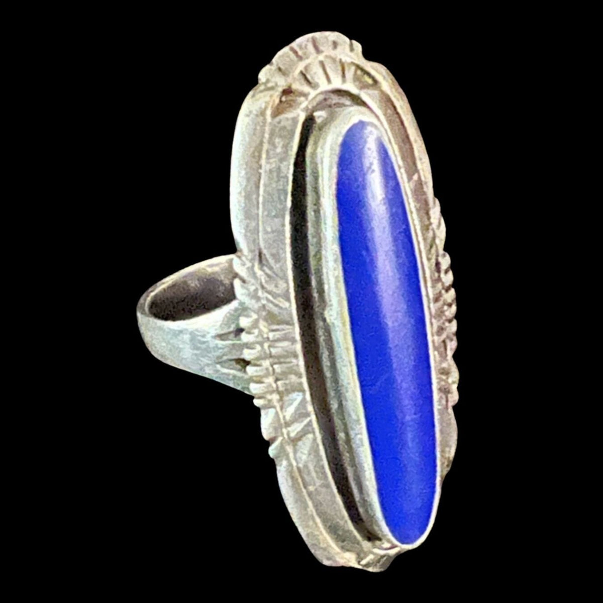 Lapis 1-Stone Oval Ring - RMH290