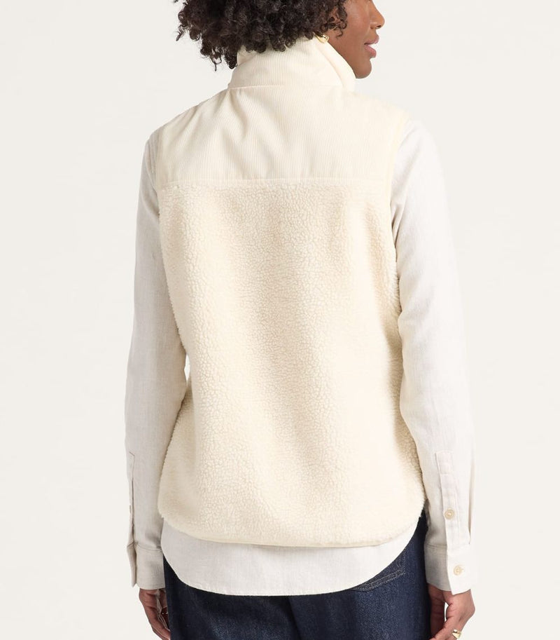 Laurel Fleece Vest Bone - Pendleton - C1464B