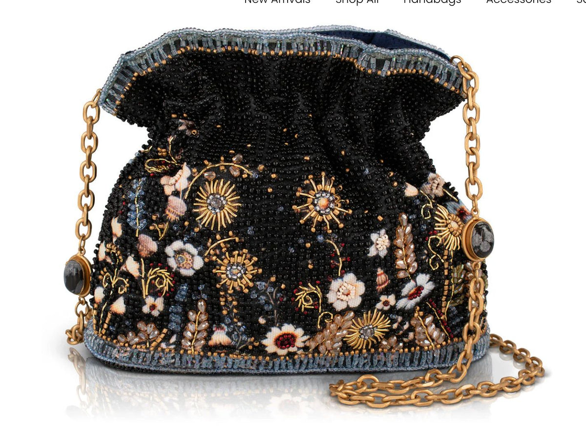 Le Jardin Beaded Crossbody Bag -