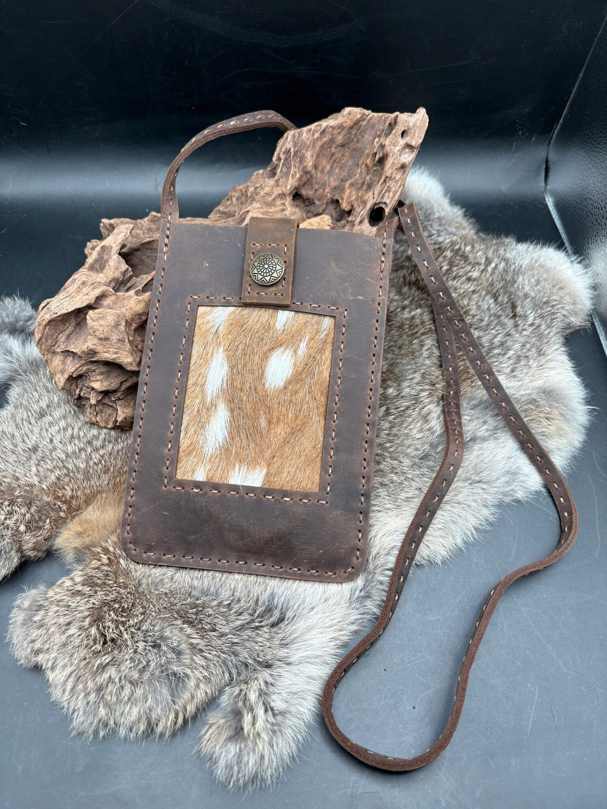 Leather/Axis Hide Phone Case - PHPHC-ZXC