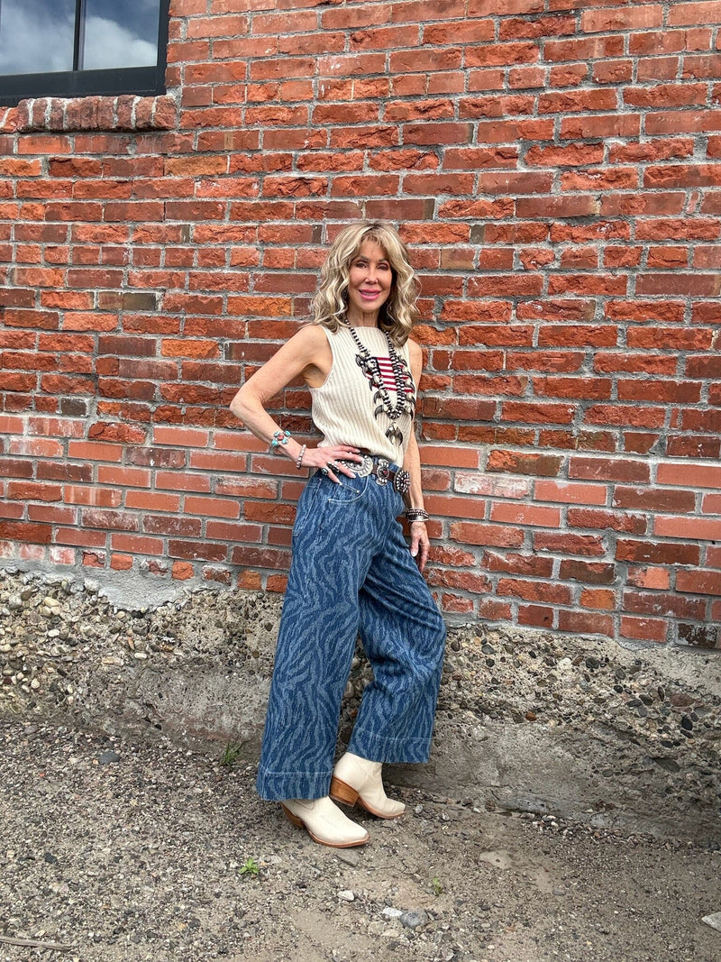 Leo Denim Palazzo Pant - Lysse - LY3878