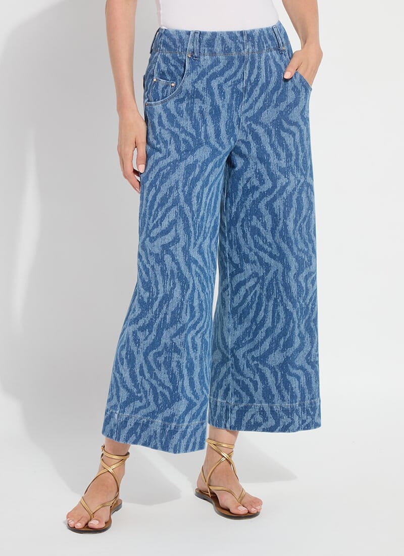 Leo Denim Palazzo Pant - Lysse - LY3878