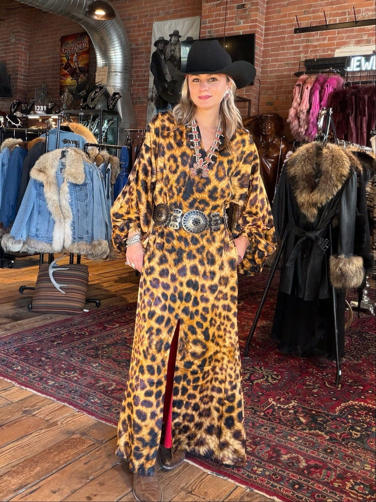 Leopard Fiona Dress - EM1106