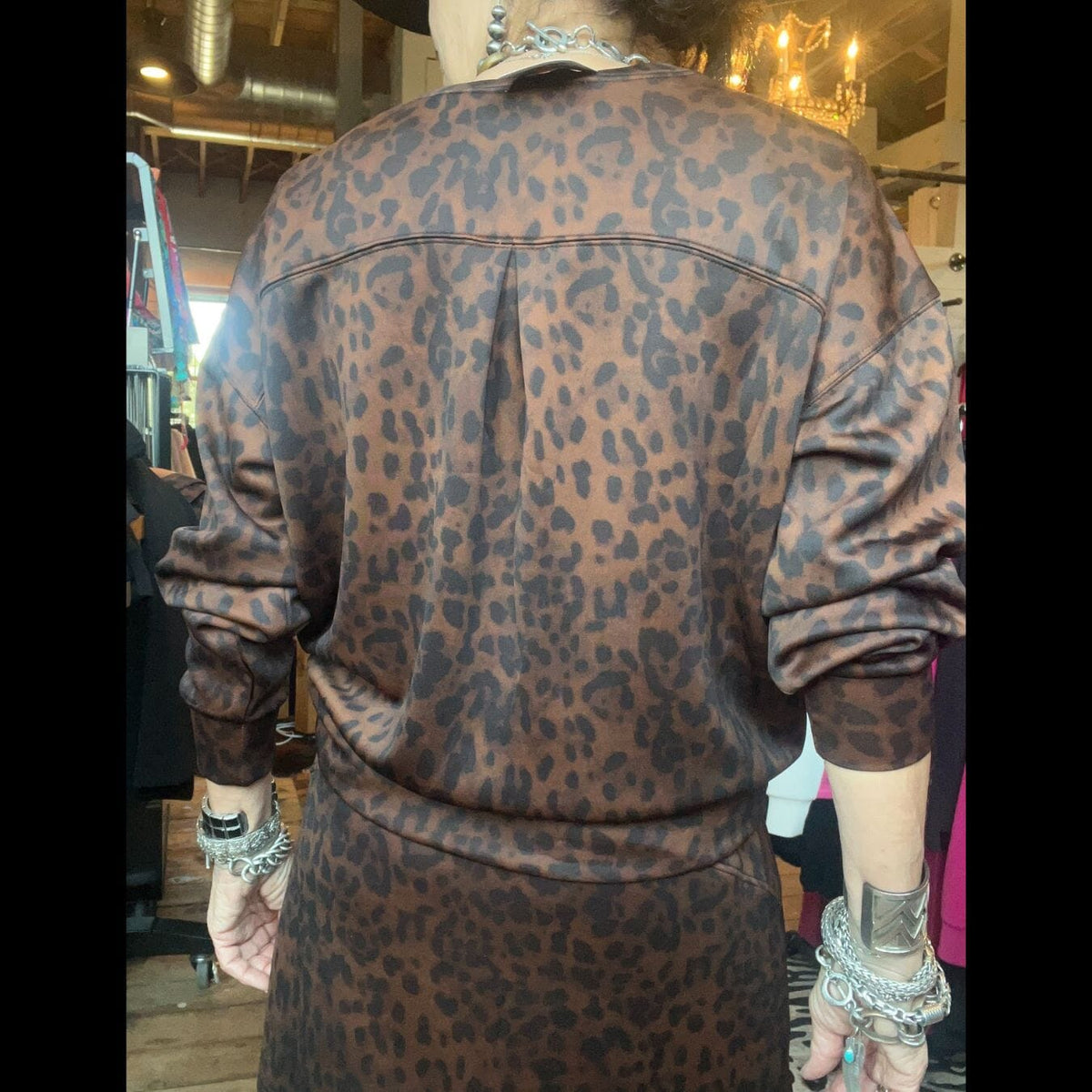 Leopard Print Sweatshirt - 4429LE