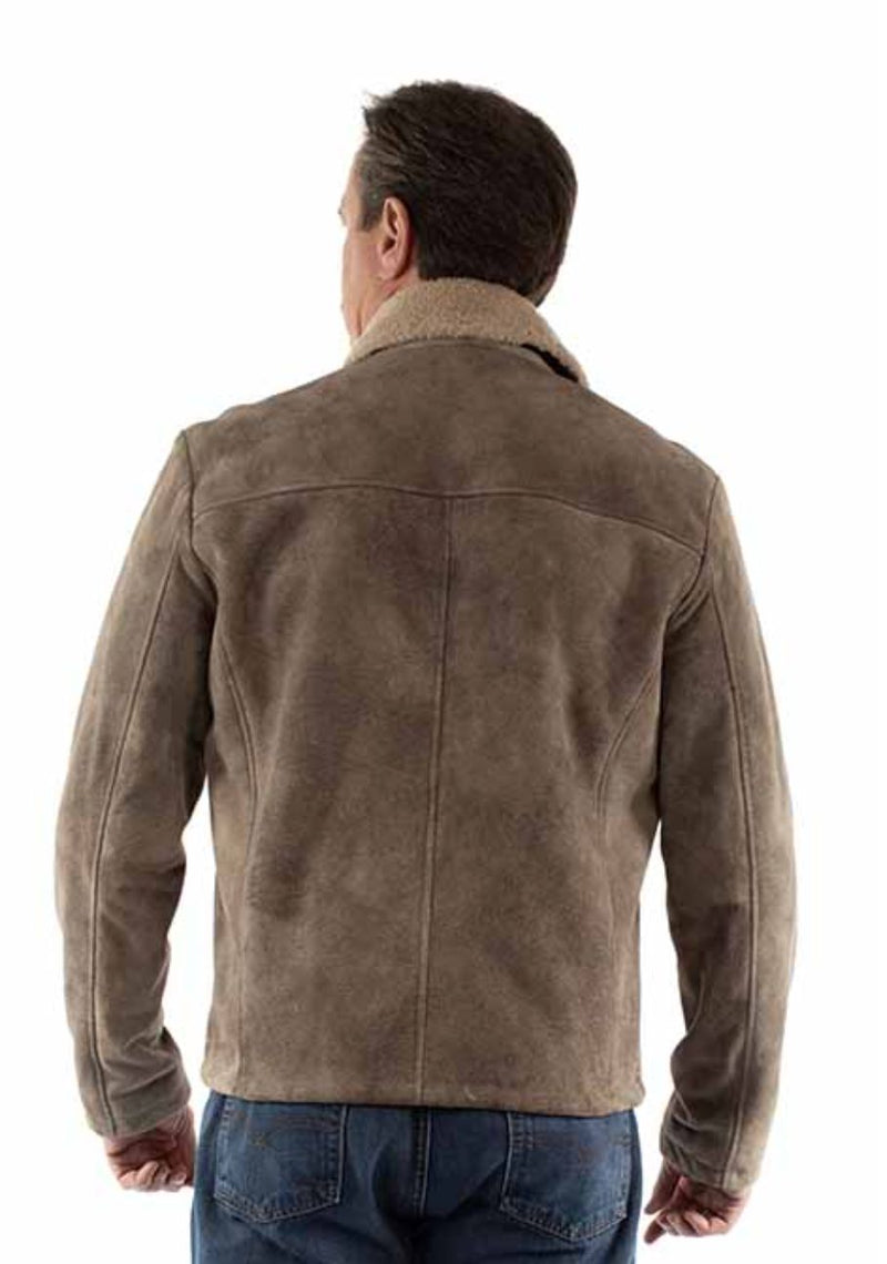 Light Grey Leather Jacket - 2075G