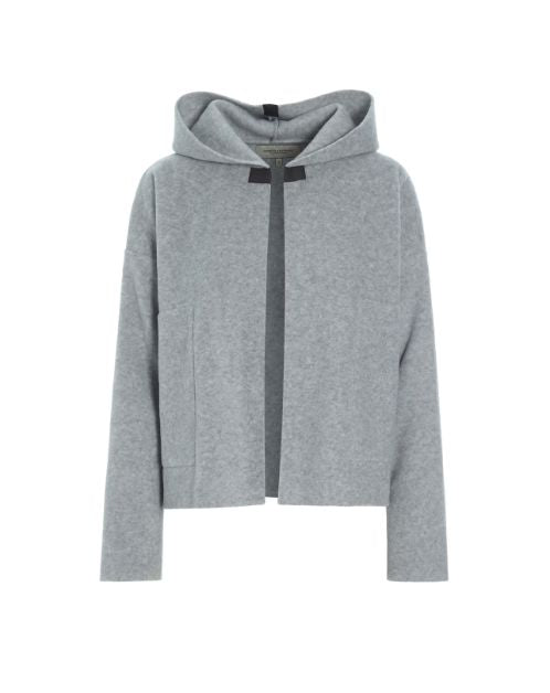 Light Grey Sporty Cardigan - Henriette Steffensen - 7158LG