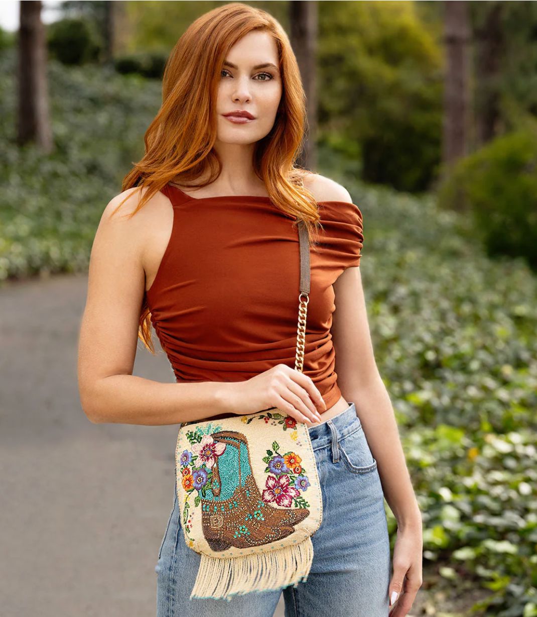 Line Dance Crossbody Handbag - MFS002383