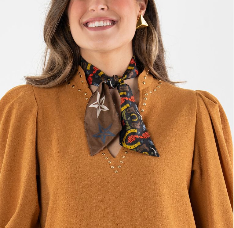 Lonestar Twill Scarf - Emily McCarty - EM521