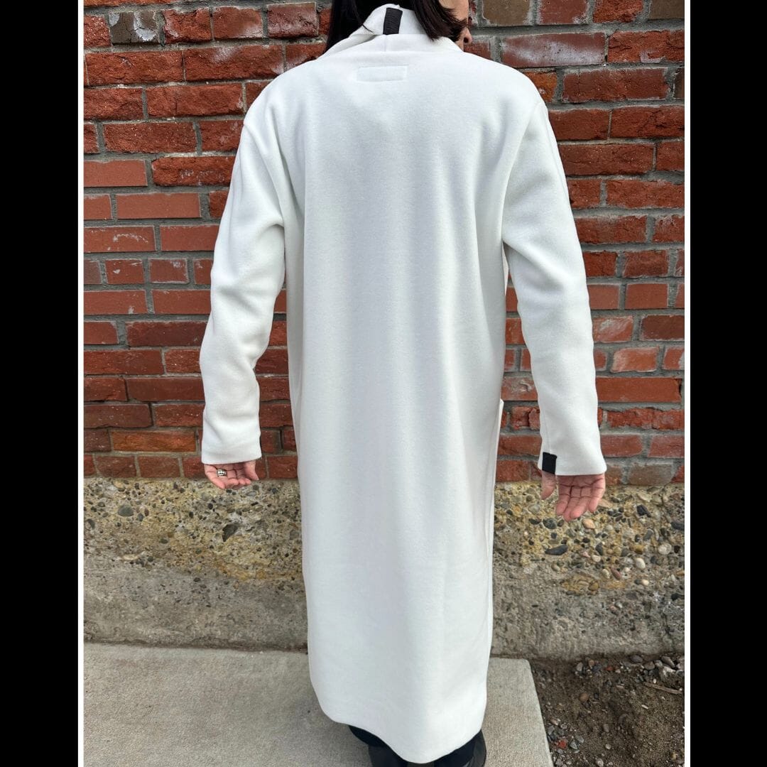 Long Fleece Cardigan/Duster - Henriette Steffensen - Off White