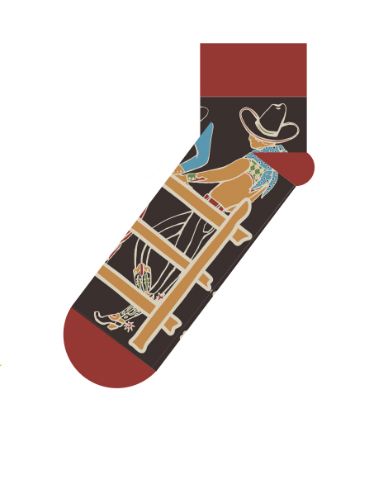 Long Tall Texan Ankle Sock - SOCK-231A