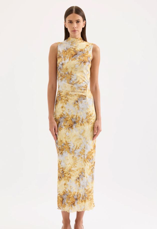 Lumine Mesh Maxi Dress - 26955