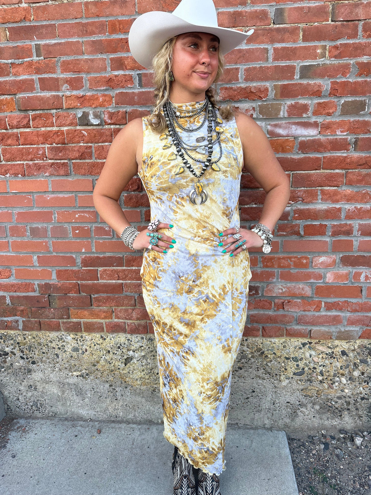 Lumine Mesh Maxi Dress - 26955