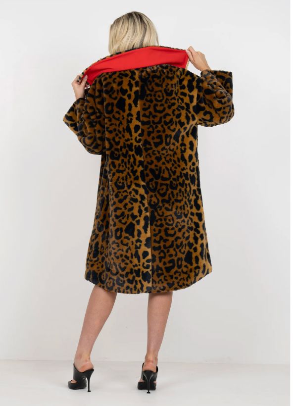 Manhattan Lady Leopard Coat -Emily McCarthy - EM578