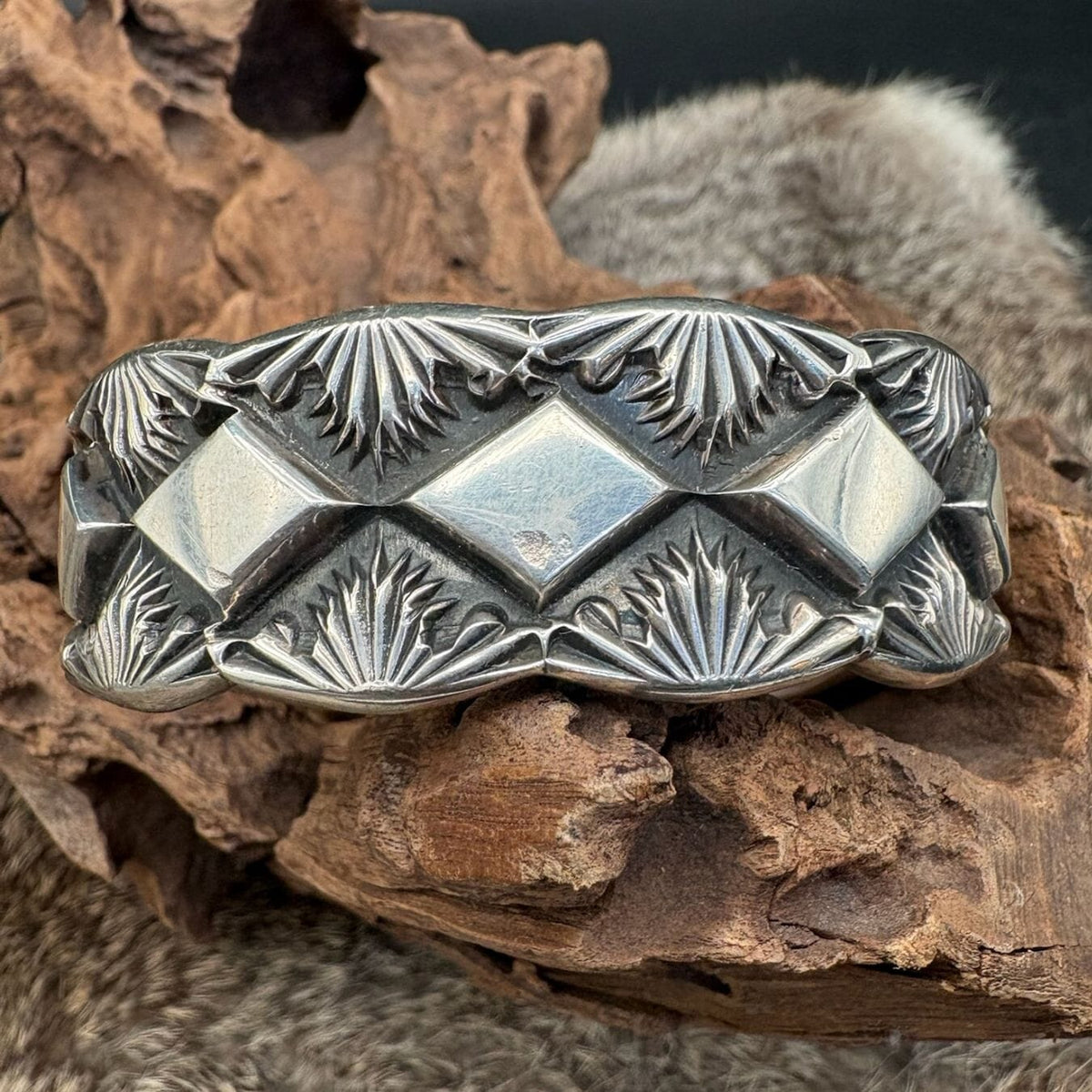 Mark Antia Thick heavy Sterling Cuff. - CMH322