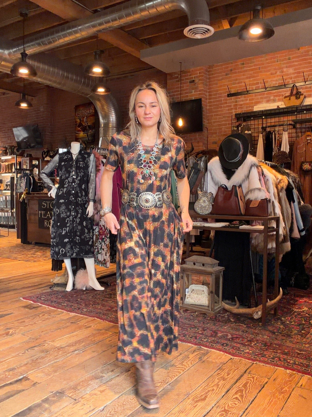 Matilda Leopard Print Dress - UB329L