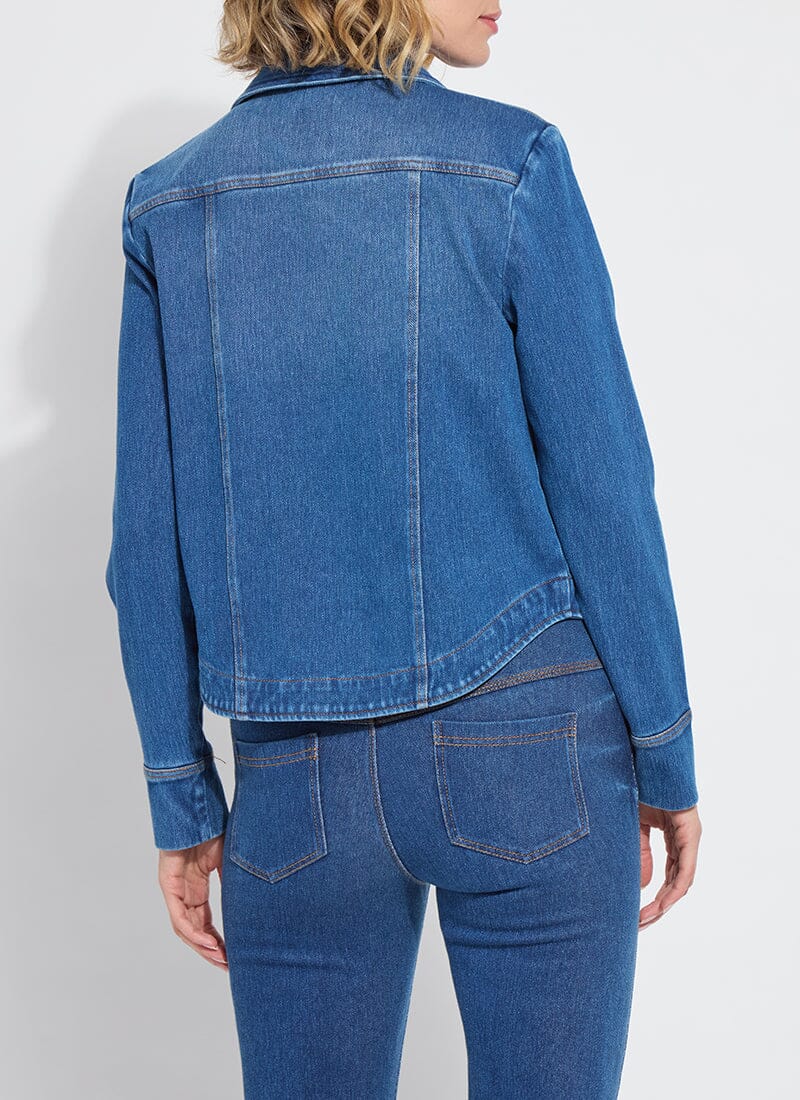 Medium Wash Denim Jacket - LY3581M