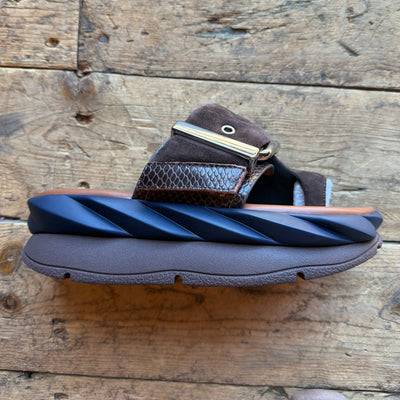 Mellow Glow Brown Sandal - MGCHOC