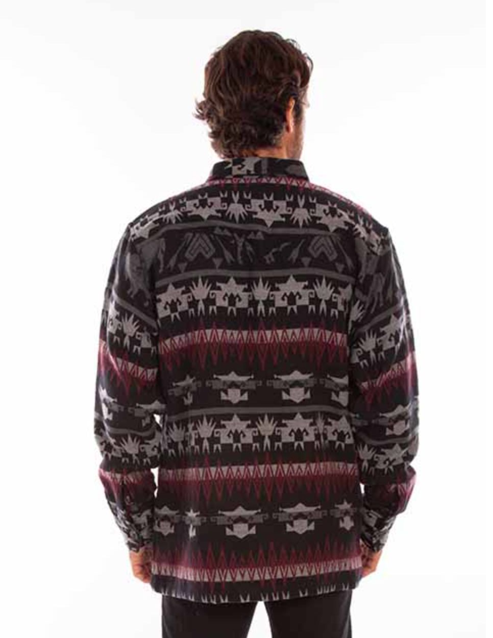 Men's Buffalo Shirt/Jacket - Grey - 5336G