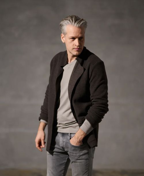 Men's Carl Cardigan - Chocolate - Henriette Steffensen - 1001CC