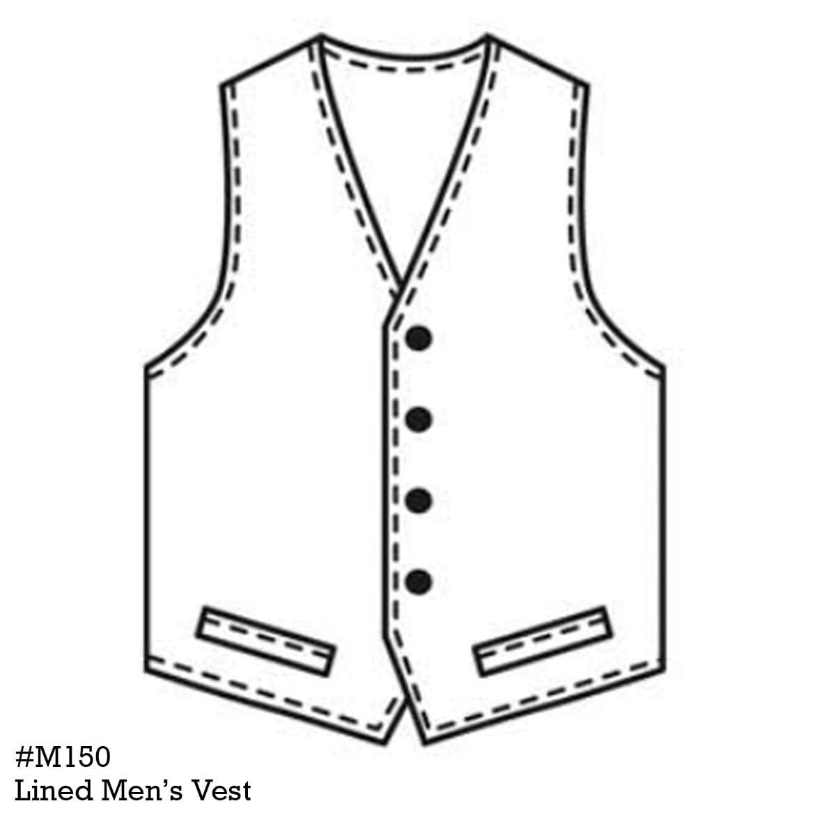 Men's Lined Vest - Eclipse - Rhonda Stark - RSVMEC