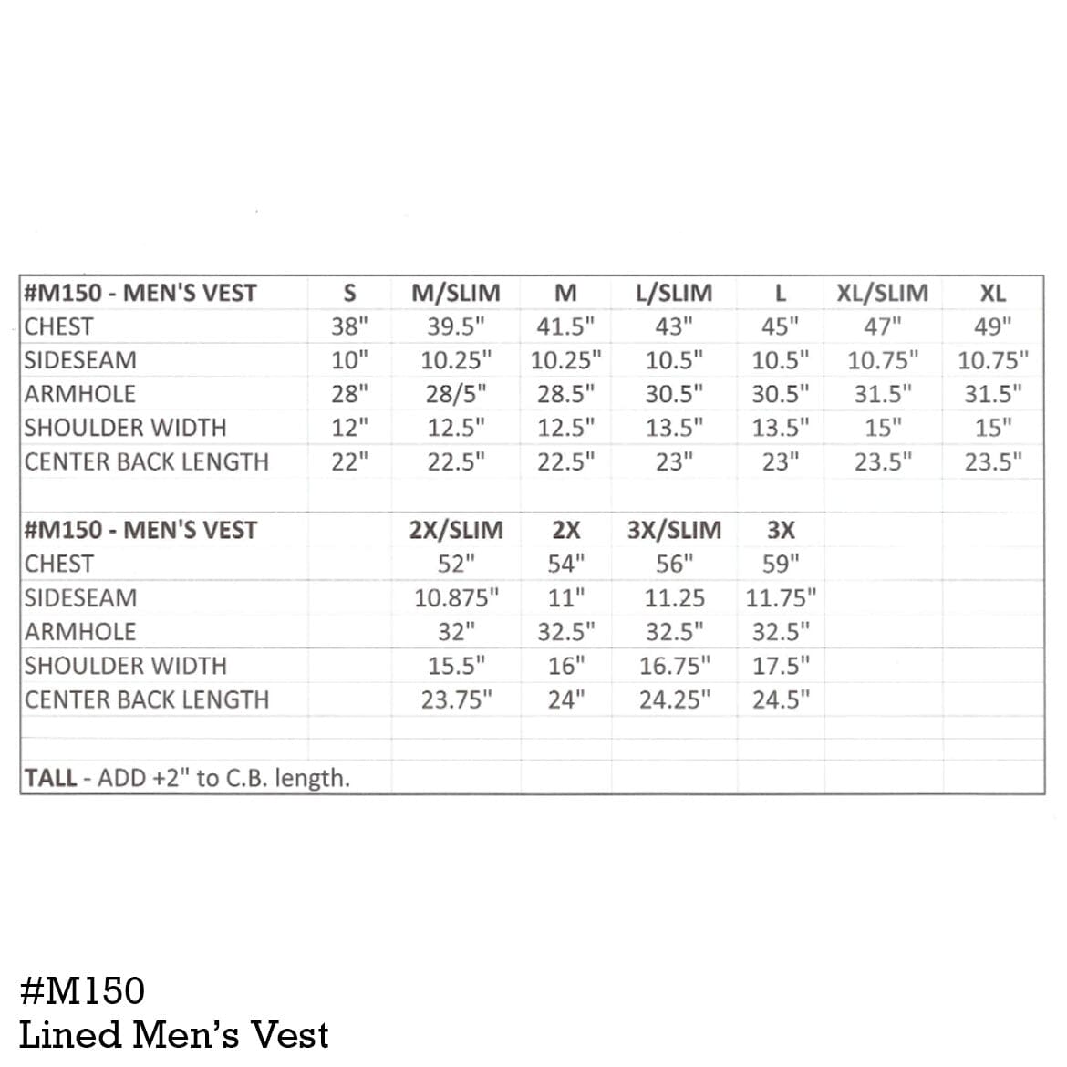 Men's Lined Vest - Tomahawk - Rhonda Stark - RSVMTK