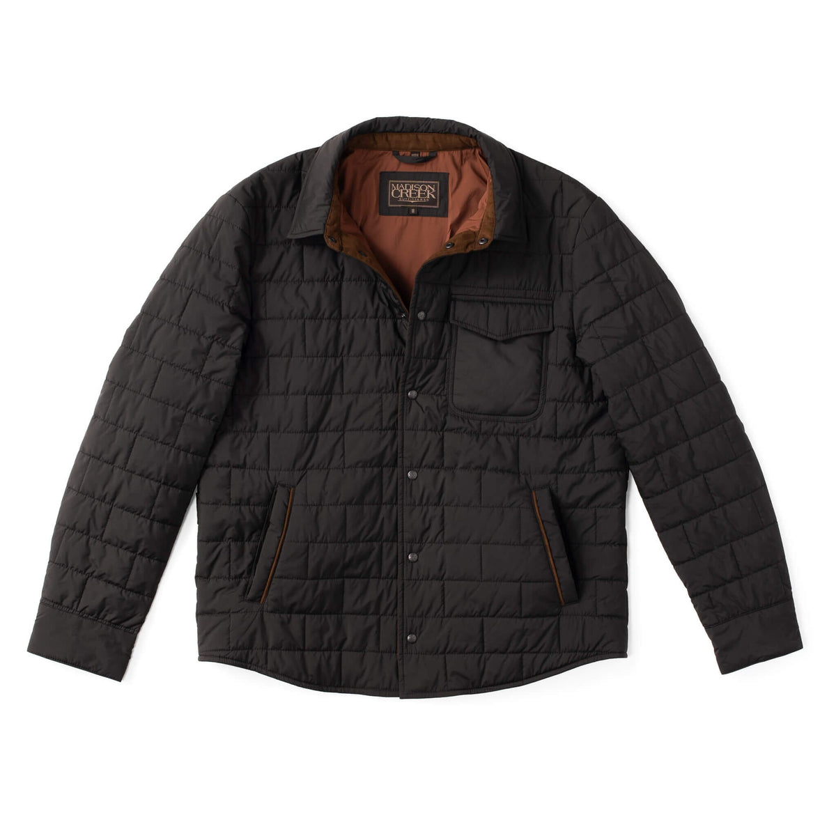 Men's Quilted Shirt/Jacket - SILVBK