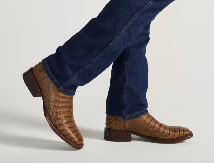 Men's The William - Toffee/Navy Caiman Boot - 11709T