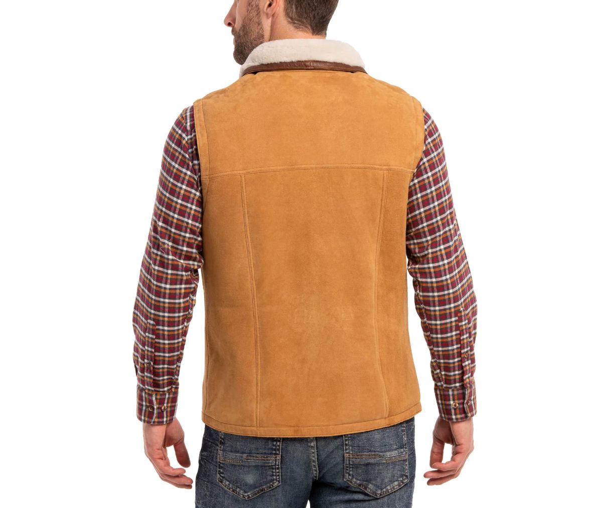 Merino Lambskin Shearling Vest - 120TN