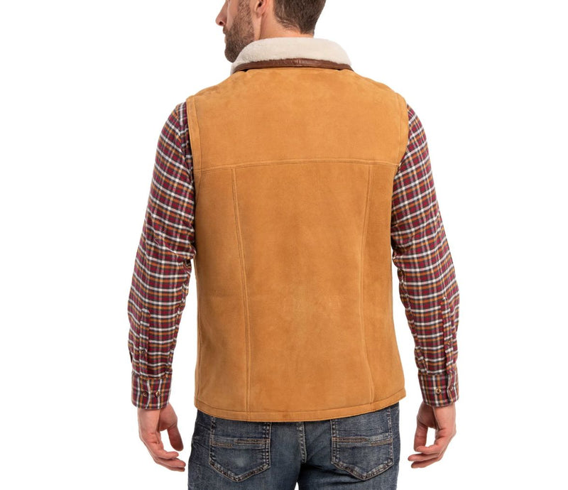 Merino Lambskin Shearling Vest - 120TN