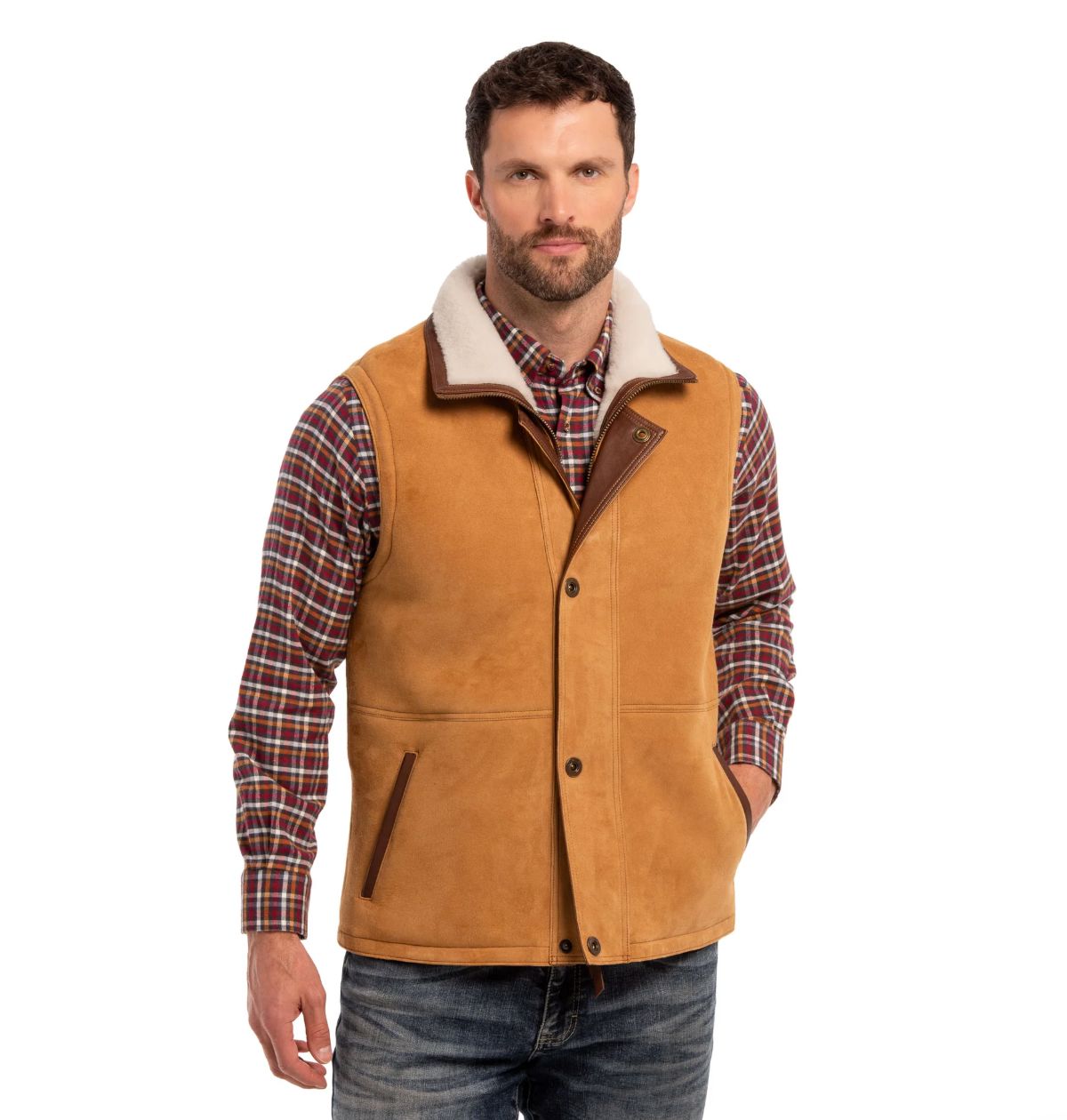Merino Lambskin Shearling Vest - 120TN