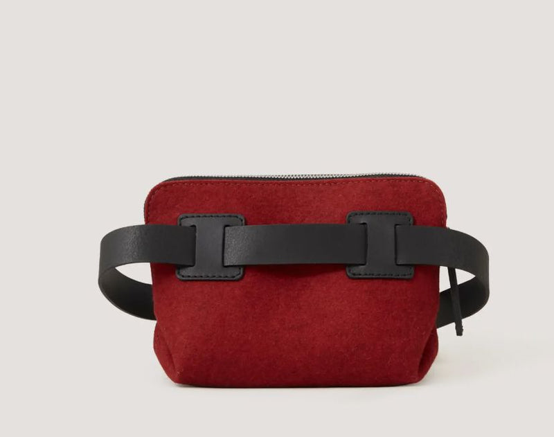 Merino Wool Belt Bag - Cherry - BEDBB-CY