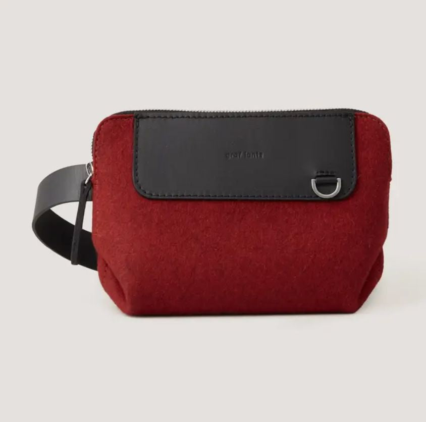 Merino Wool Belt Bag - Cherry - BEDBB-CY