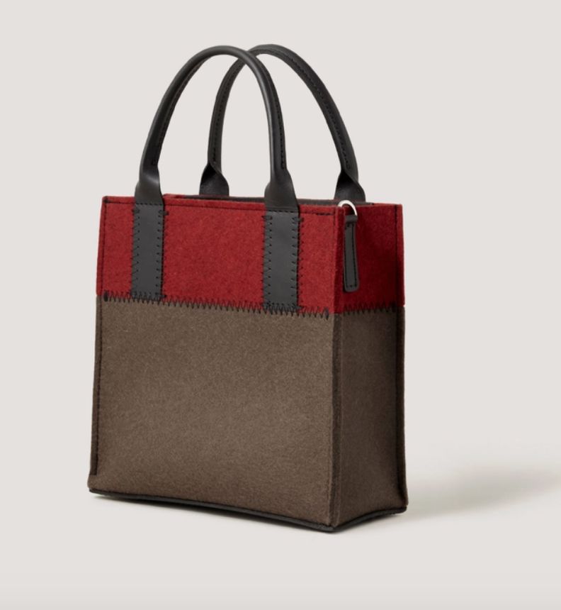 Merino Wool Mini - Tobacco/Cherry - JNTMIN-TC