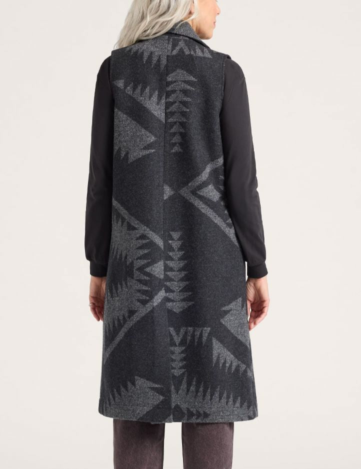 Mirror Lake Long Wool Vest - Pendleton - TF662