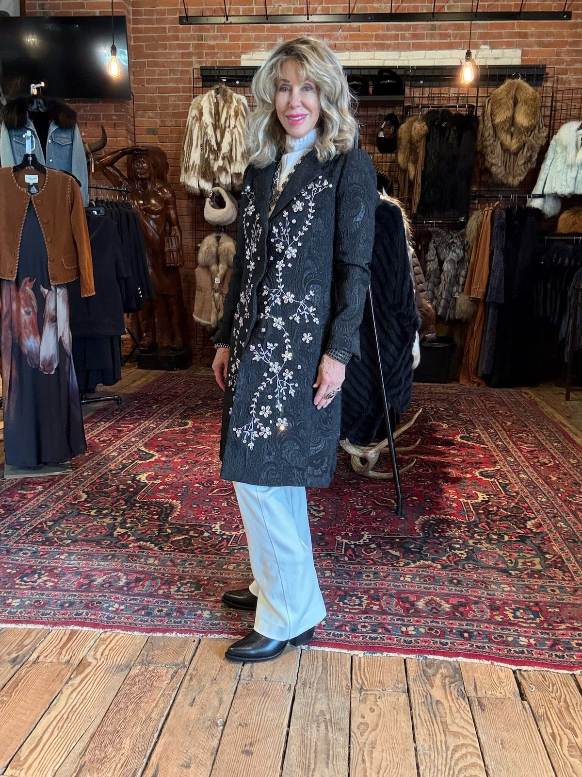 Mor Rhinestone Coat - Johnny Was - C41225