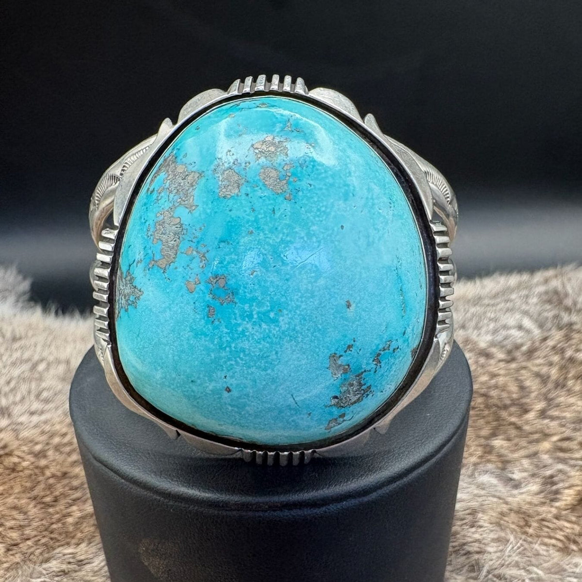 Morenci Turquoise Cuff w/ Sterling - CMH309