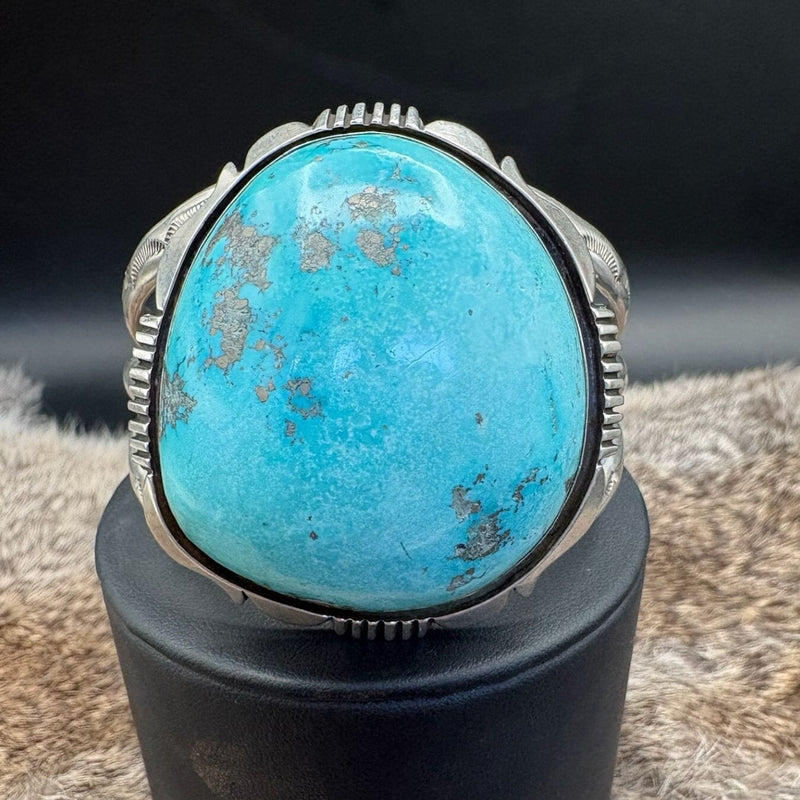 Morenci Turquoise Cuff w/ Sterling - CMH309
