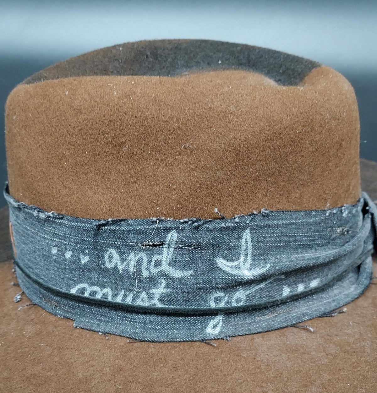 "Mountains Are Calling" Embellished Charlie 1 Horse Hat - HIML29 - Size L