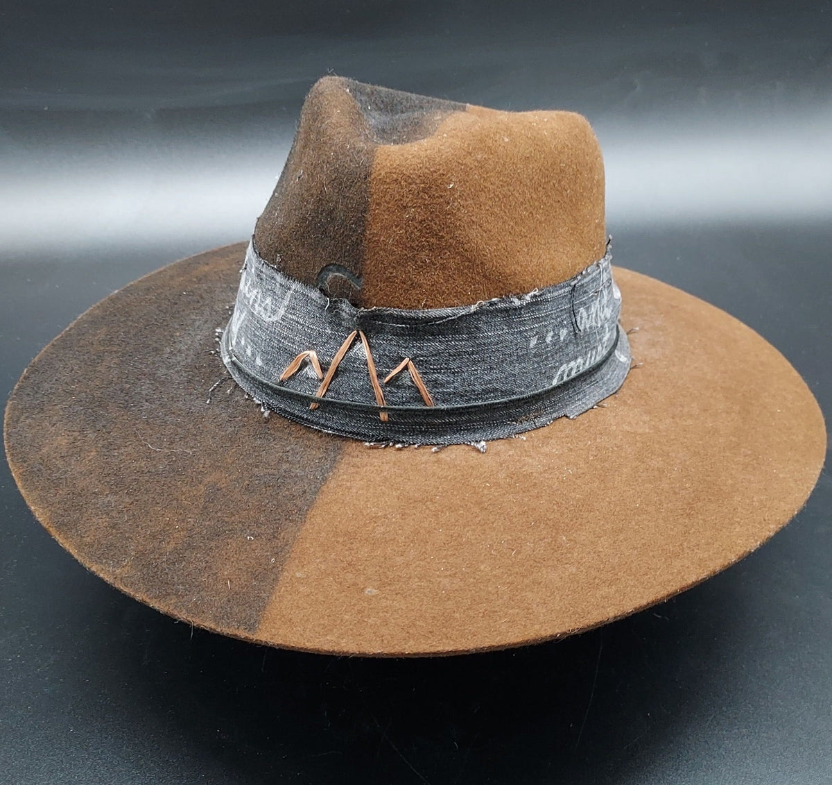"Mountains Are Calling" Embellished Charlie 1 Horse Hat - HIML29 - Size L