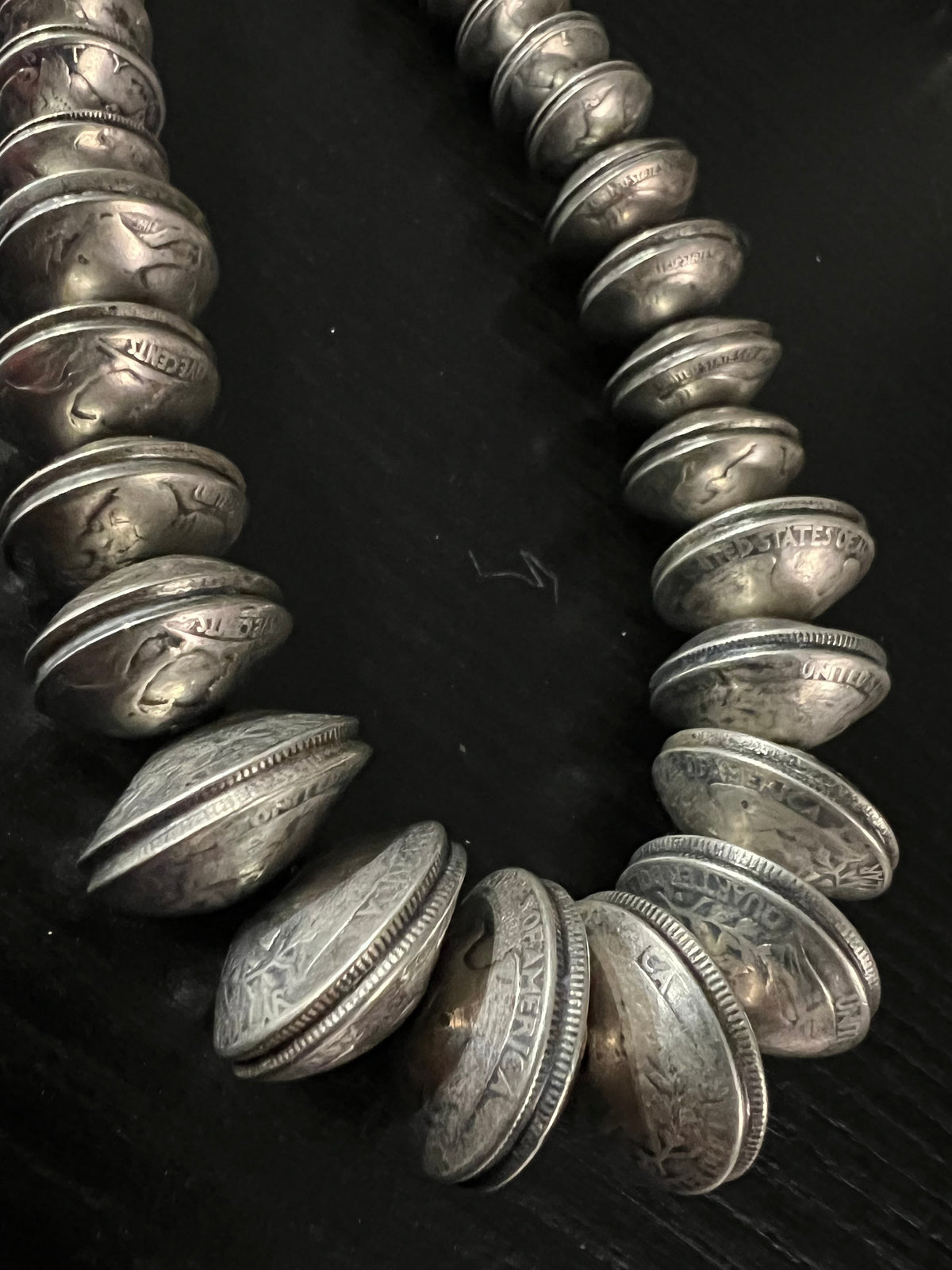 Multi Coin Graduated Necklace - NMH56