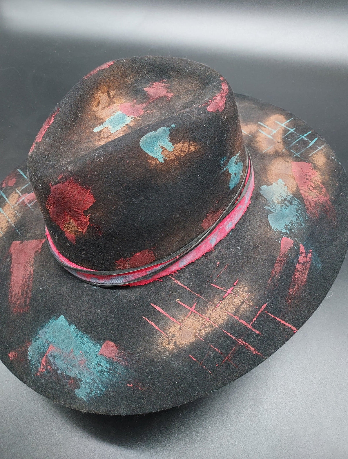 Multi Color Embellished Charlie 1 Horse Hat - HIML40 - Size L